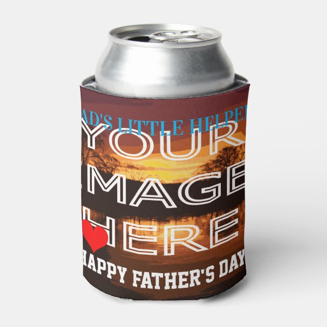Custom Personalised Father's Day Stubby Holder (Can Front)