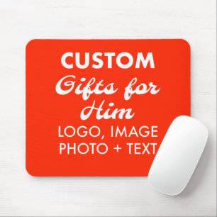 Custom Personalised Ferrari Red Mouse Pad