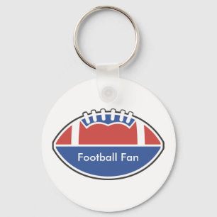 Custom Personalised Football Keychains