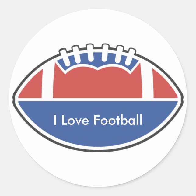 Custom Personalised Football Stickers (Front)
