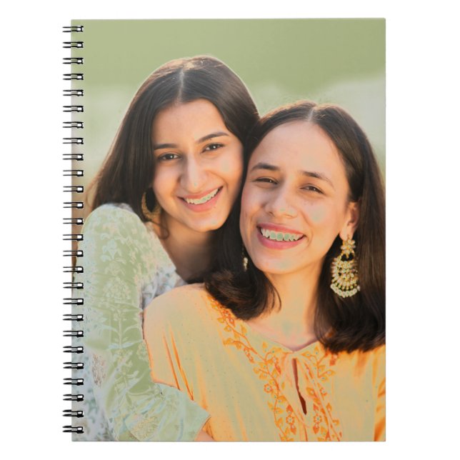 Custom personalised full photo notebook (Front)