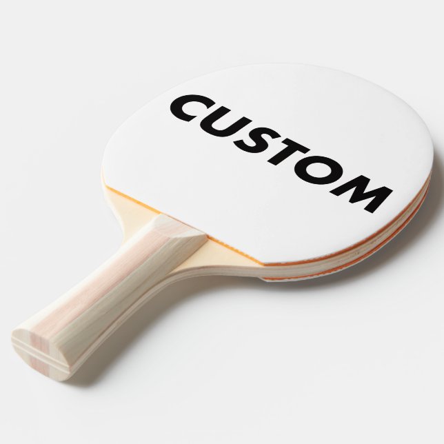 Custom Personalised FULL PRINT Table Tennis Ping Pong Paddle (Back Angle)