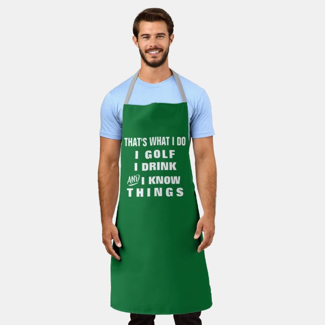Custom Personalised Funny Mens Womens Chef Bakers Apron (Worn)