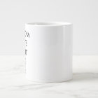Custom Personalised Giant Jumbo Mug 20oz.