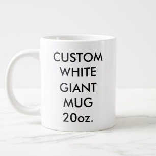 Custom Personalised Giant Jumbo Mug 20oz.