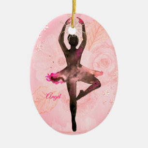 Custom Personalised Girls Ballerina Dance Ornament