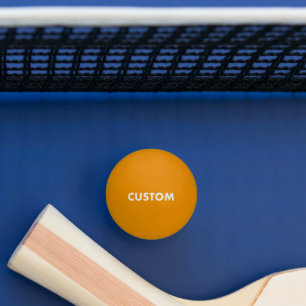 Custom Personalised GLOW DARK YELLOW Table Tennis Ping Pong Ball