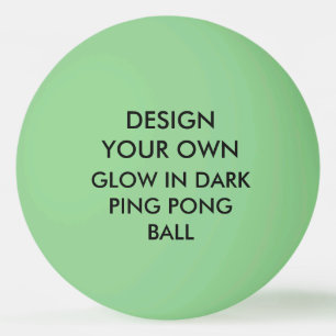 Custom Personalised GLOW IN DARK Ping Pong Ball