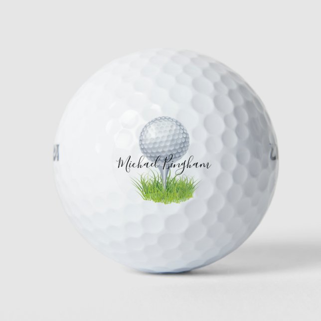 Custom Personalised Golf Ball with Name (Front)