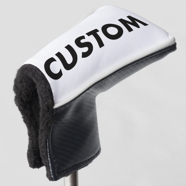 Custom Personalised Golf Club Head Putter Cover (3/4 Front)