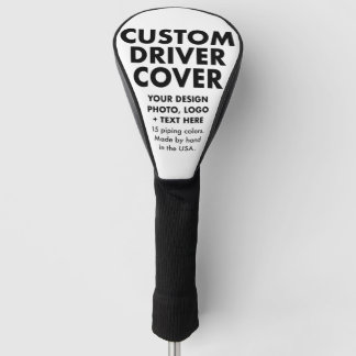 Custom Personalised Golf Driver Club Head Cover