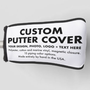 Custom Personalised Golf Putter Club Head Cover
