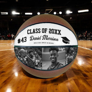 Custom Personalised Graduation Senior Photo  Basketball