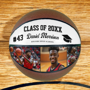 Custom Personalised Graduation Senior Photo  Basketball