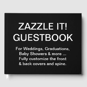 Custom Personalised Guestbook Blank Template