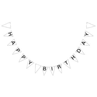 Custom Personalised Happy Birthday Flag Bunting