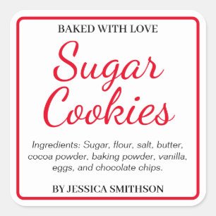 Custom Personalised Homemade label HM001_20sqv1