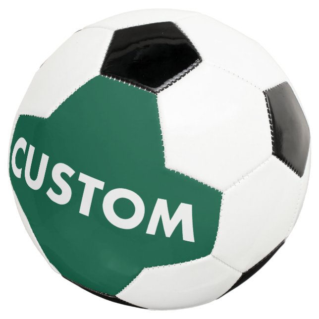 Custom Personalised HUNTER GREEN Football (Three Quarter)