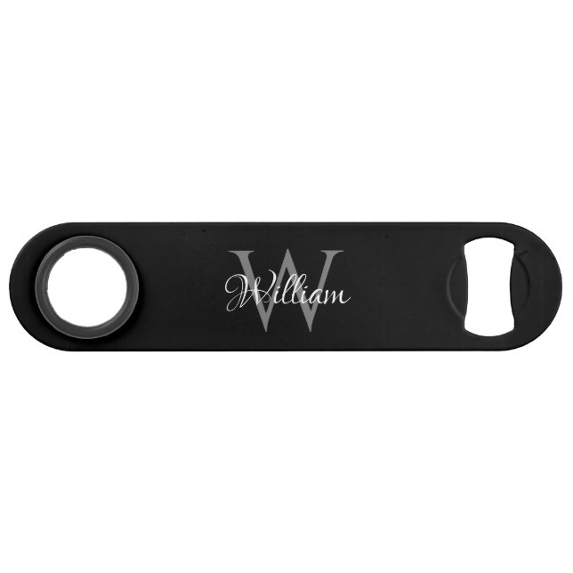 Custom Personalised Initial Script Monogram (Front (Horizontal))