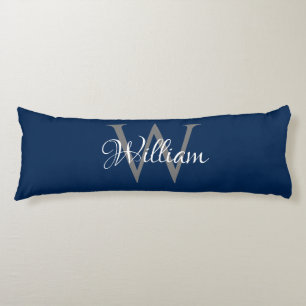 Custom Personalised Initial Script Monogram Body Cushion