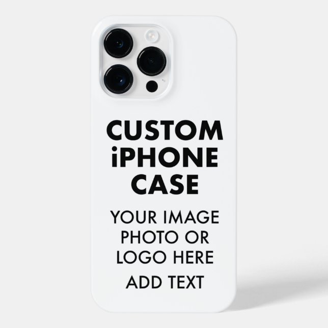 Custom Personalised iPHONE 14 PRO MAX BUDGET CASE (Back)