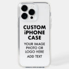 Custom Personalised iPHONE 14 PRO MAX CLEAR 