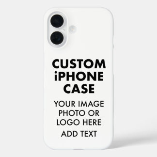Custom Personalised iPHONE 16 BARELY THERE CASE