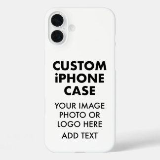 Custom Personalised iPHONE 16 PLUS BARELY THERE iPhone 16 Plus Case