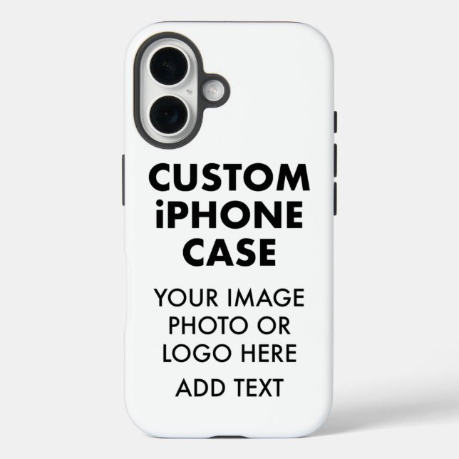 Custom Personalised iPHONE 16 TOUGH CASE (Back)