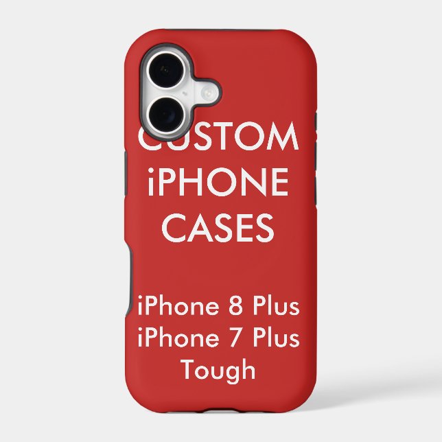 Custom Personalised iPhone 8 Plus Tough Shell Case (Back)