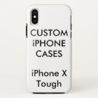Custom Personalised iPhone X Tough Hard Shell Case