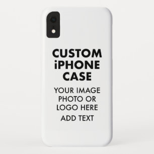 Custom Personalised iPHONE XR BARELY THERE CASE
