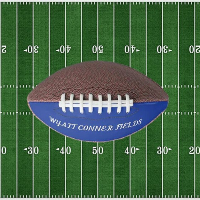Custom personalised kids' football 2 Style Options American Football (1 panel design)
