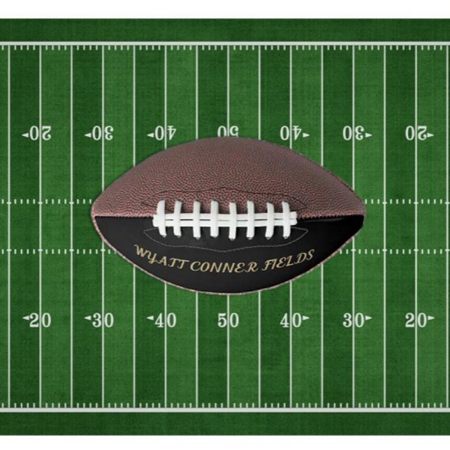 Custom personalised kids' football 2 Style Options American Football (1 panel design)
