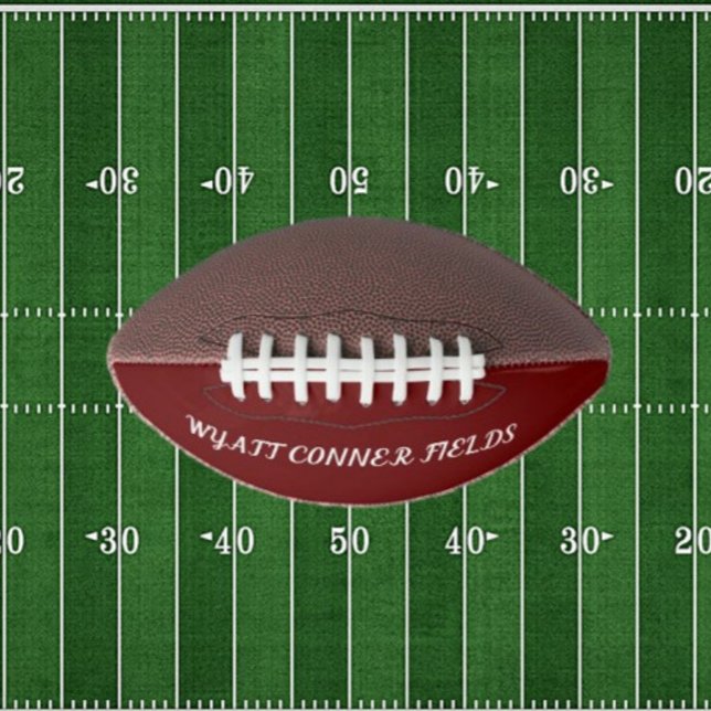 Custom personalised kids' football 2 Style Options American Football (1 panel design)