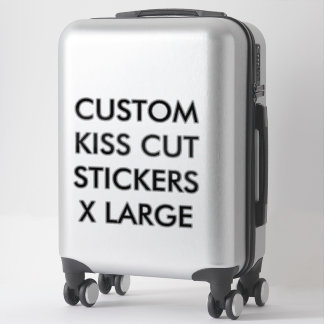 Custom Personalised KISS CUT STICKERS 14"x14" XL