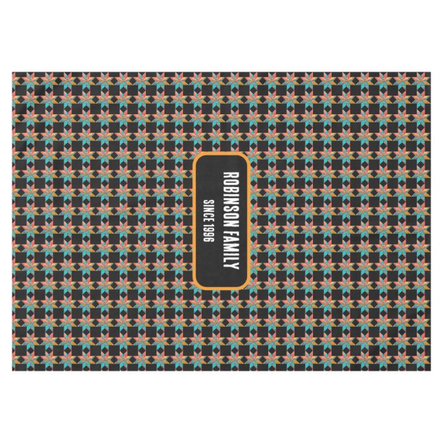 Custom personalised kitchen accessories cook gift tablecloth (Front (Horizontal))
