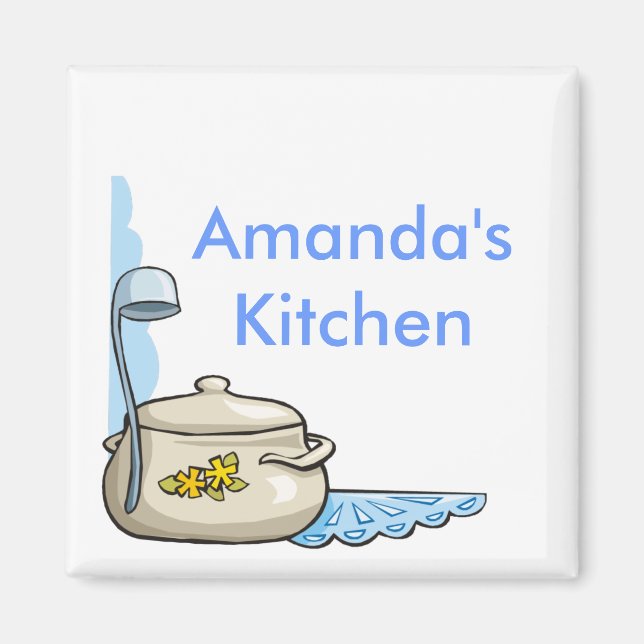 Custom Personalised Kitchen Magnets (Front)