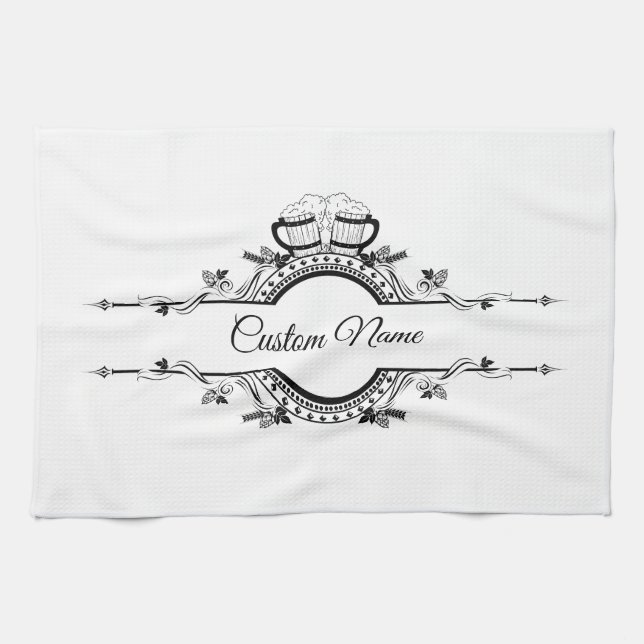 Custom Personalised Kitchen Towels (Horizontal)