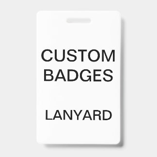 Custom Personalised LANYARD BADGE ID Badge