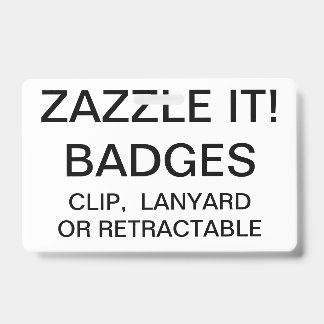 Custom Personalised LANYARD BADGE Template ID Badge
