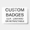 Custom Personalised LANYARD BADGE Template