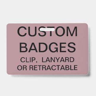 Custom Personalised LANYARD BADGE Template ID Badge