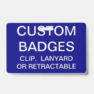 Custom Personalised LANYARD BADGE Template ID Badge