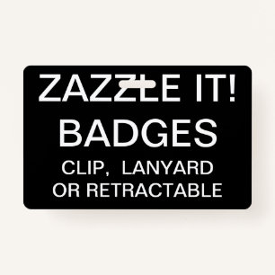 Custom Personalised LANYARD BADGE Template ID Badge