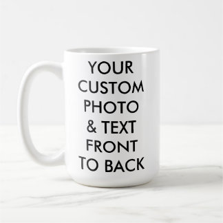 Custom Personalised LARGE 15oz Classic PHOTO MUG