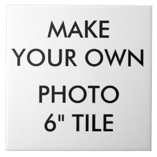Custom Personalised Large 6" Photo Tile