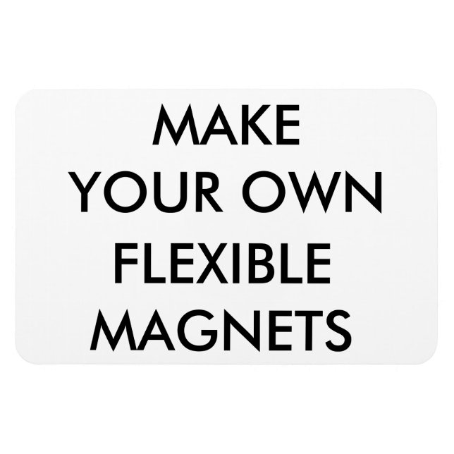 Custom Personalised Large Flexible Fridge Magnet (Horizontal)