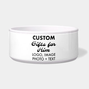 Custom personalised Large Pet Dog Bowl 7"