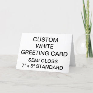 Custom Personalised Large Photo Greeting Card